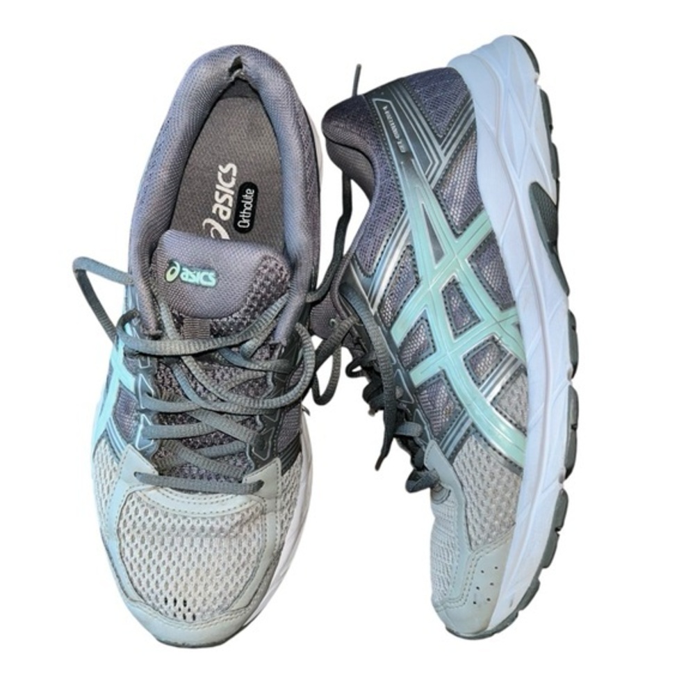 Asics Gel Contend 4 Women’s Running Shoes Sneakers Gray Size 8.5